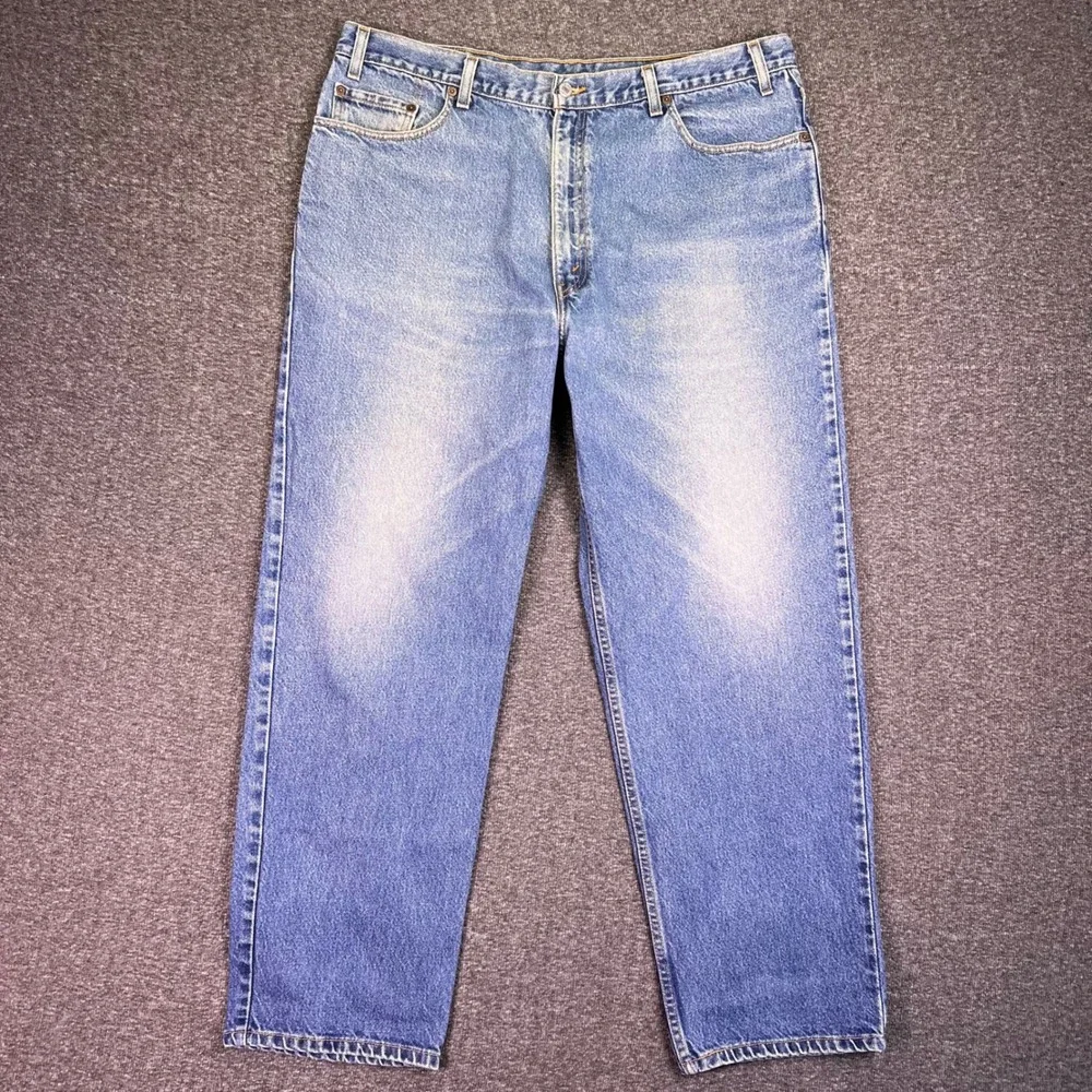 VTG Levis Jeans Men 41x30 Relaxed Straight Red Tab Denim Grunge Casual Baggy Y2K